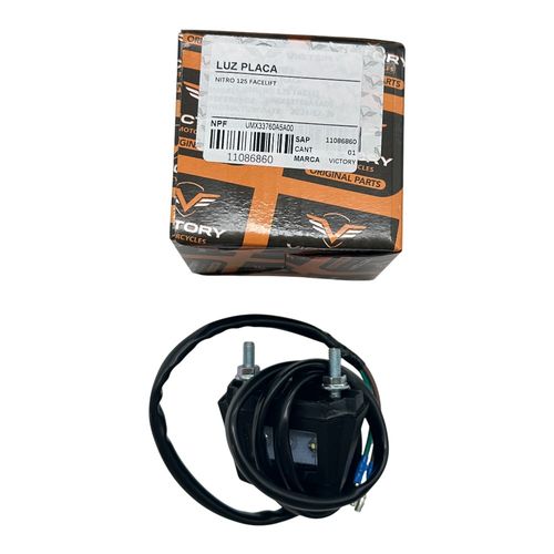 LUZ PLACA-9812