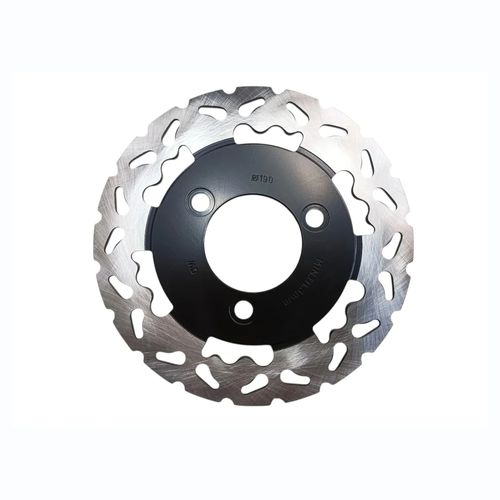 DISCO FRENO DELANTERO LOBULADO NEGRO