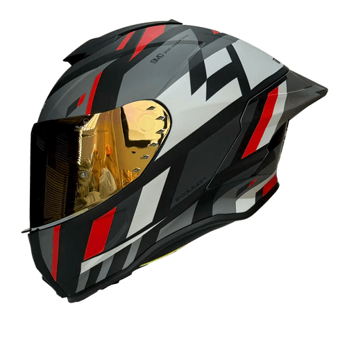 CASCO XTRONG 820 MANJA ROJO MATE