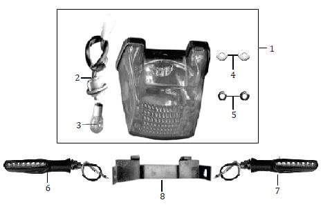SOCKET BOMBILLO STOP ENDURO MRX 125-2021