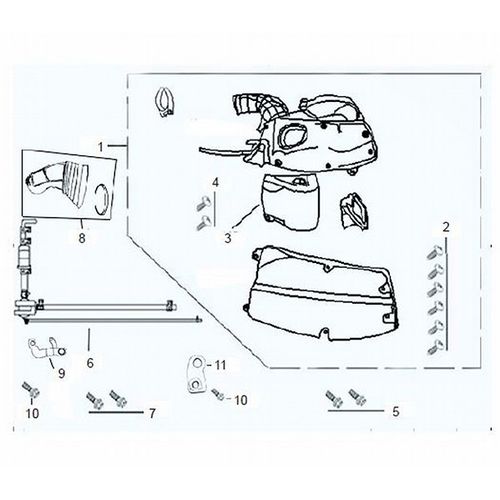 FILTRO AIRE SCOOTER VICTORY LIFE