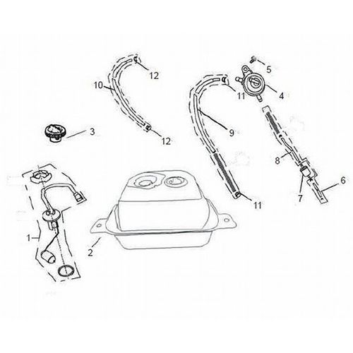 FILTRO GASOLINA SCOOTER VICTORY LIFE