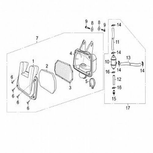 FILTRO GASOLINA ADVANCE- FLOW- ONE ST- VICTORY ONE