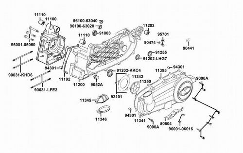 TORNILLO 6X16 CARCASAS SCOOTER ALL NEW- X-TOWN
