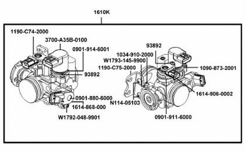 CUERPO DE INYECCIÓN COMPLETO SCOOTER X-TOWN 300