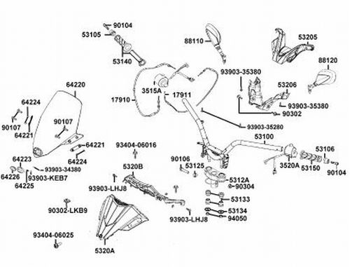 CABLE ACELERADOR A MANUBRIO-CUBIERTAS MANUBRIO SCOOTER X-TOWN 300