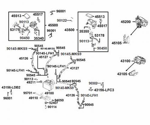 SWICHE BOMBA FRENO DELANTERO SCOOTER X-TOWN 300