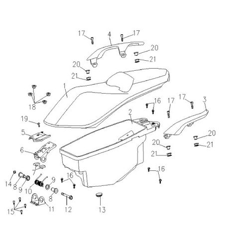 AGARRADERA PASAJERO DERECHA AUTOMATICA VICTORY BLACK