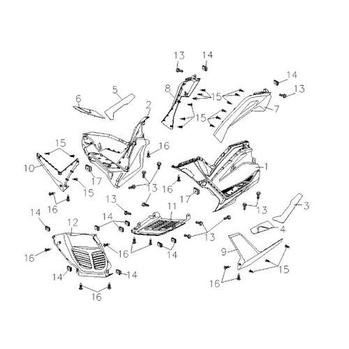 CAUCHO SUPERIOR PISO DERECHO AUTOMATICA VICTORY BLACK