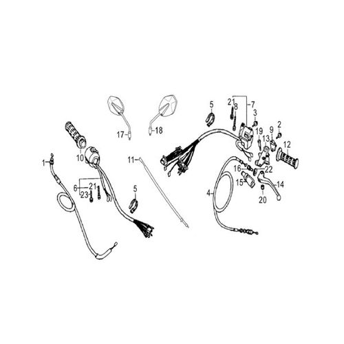 COMANDO DERECHO  MACH 110- ONE ST