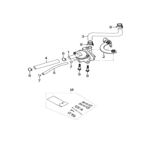 SOPORTE VÁLVULA DE AIRE STREET VICTORY ONE ST 110