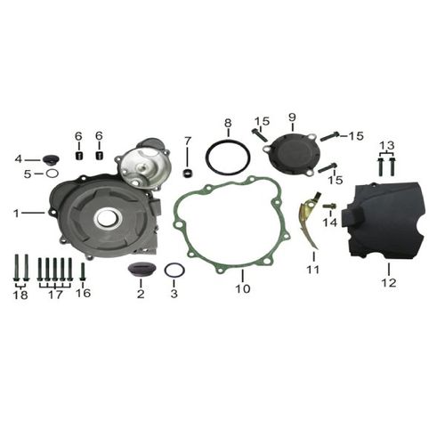 TAPA CUBIERTA VOLANTE STREET VICTORY BOMBER 150