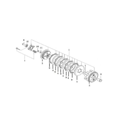 EMPUJADOR CLUTCH STREET VICTORY SWITCH 150