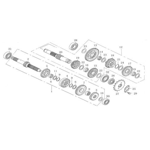 RODAMIENTO 1 BOLAS 6203 STREET VICTORY SWITCH 150