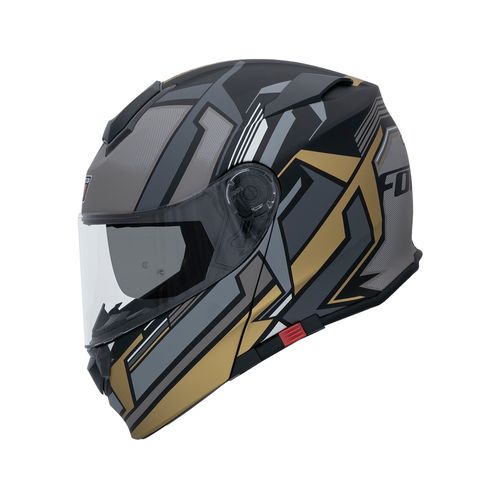 CASCO ABATIBLE FORZZA ZZ119 AIR NEGRO GRIS MATE
