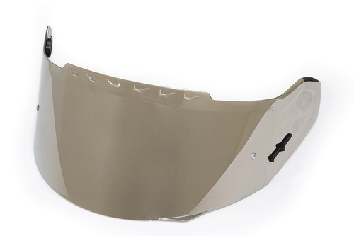 Visor plateado casco racecraft 1