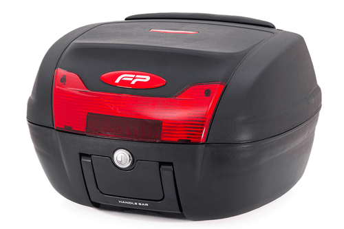 Maletero nucleon rojo para moto / un casco