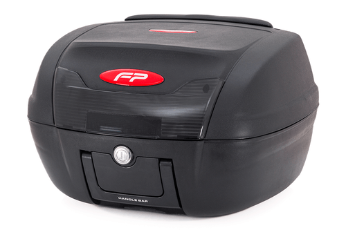 Maletero nucleon negro para moto / un casco